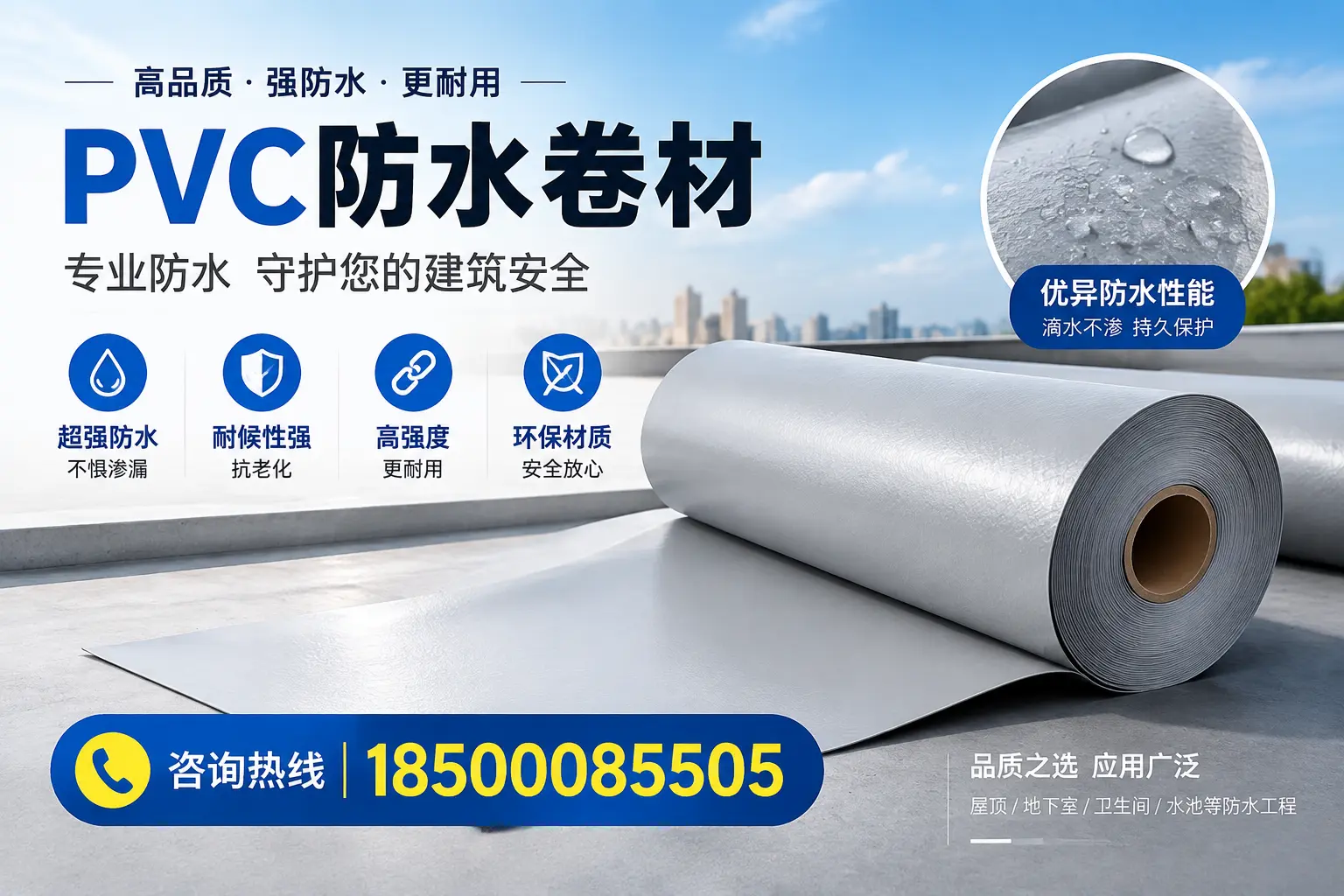 丽江地区pvc防水卷材的市场现状与发展趋势